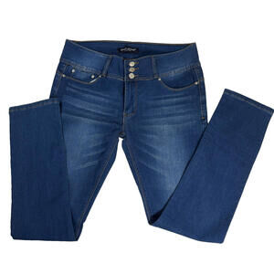 Daily Ritual Dark Blue Stretch Skinny Jeans